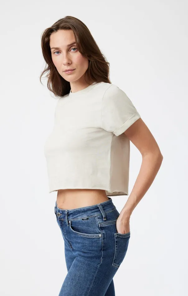 Women Cropped TShirt In Moonstruck Mavi Jeans Tops and TShirts Women Cropped TShirt In Moonstruck Mavi Jeans Tops and TShirts