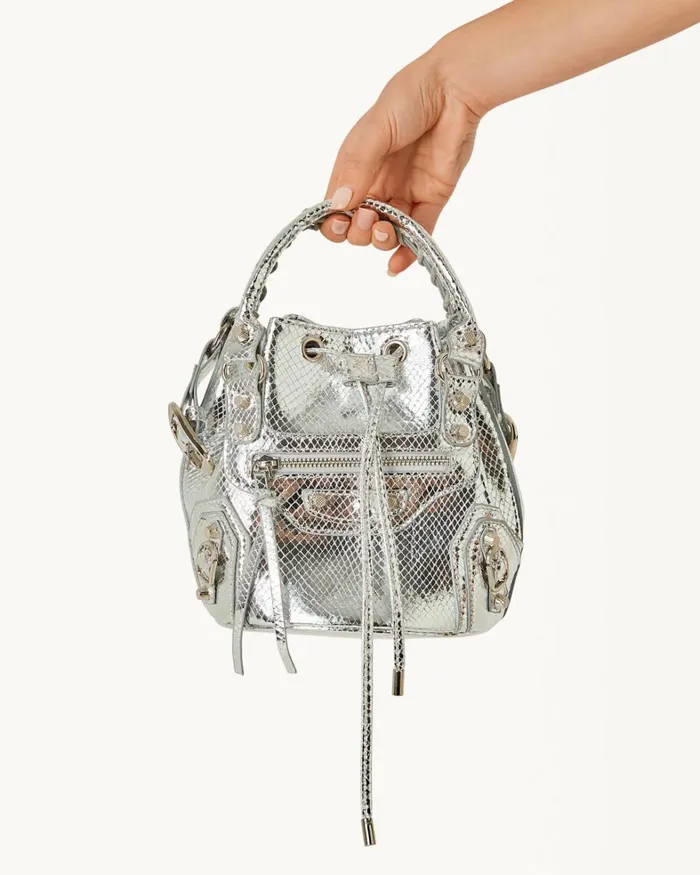 Women Cross Body Bags Billini EZRA CROSS BODY BAG 8211 SILVER SCALE