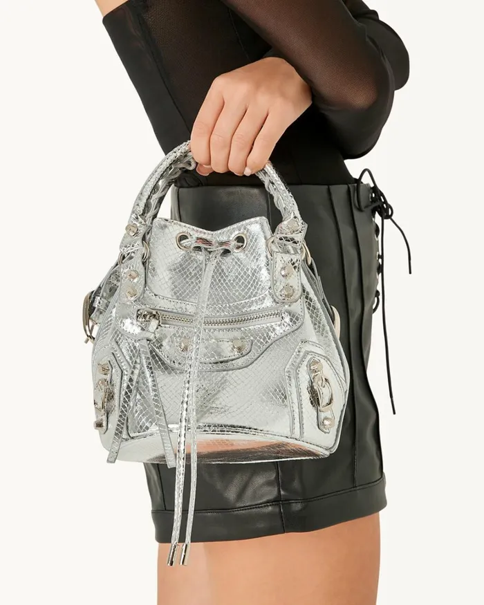 Women Cross Body Bags Billini EZRA CROSS BODY BAG 8211 SILVER SCALE