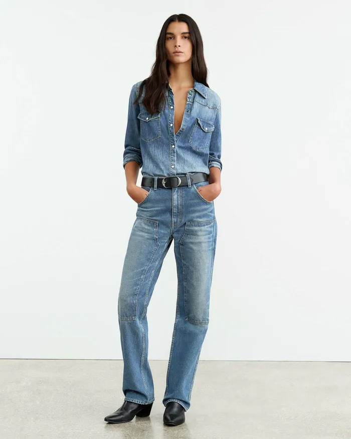 Women Denim Nili Lotan WELDER JEAN Simon Wash