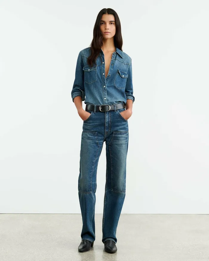 Women Denim Nili Lotan WELDER JEAN Simon Wash