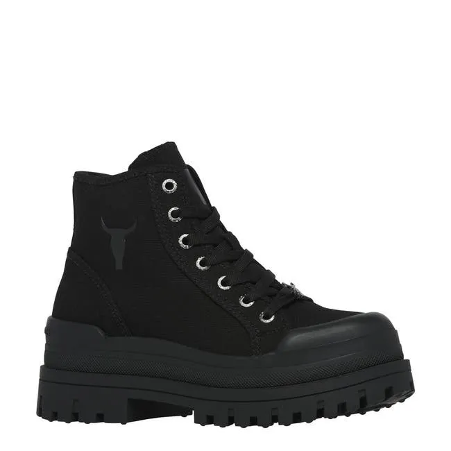 Women Deserve Black Platform Boots Windsor Smith Platforms