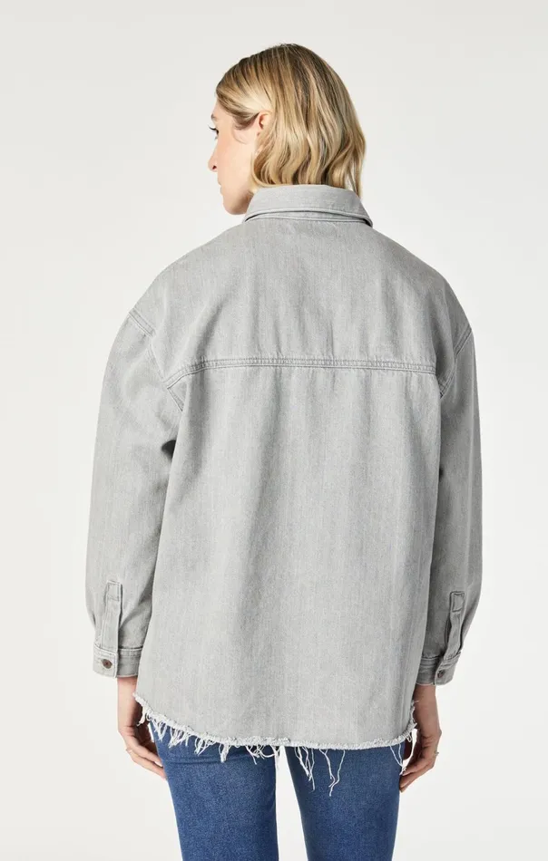 Women Dina Denim Shirt In Stone Natural Dye Mavi Jeans Shirts Women Dina Denim Shirt In Stone Natural Dye Mavi Jeans Shirts
