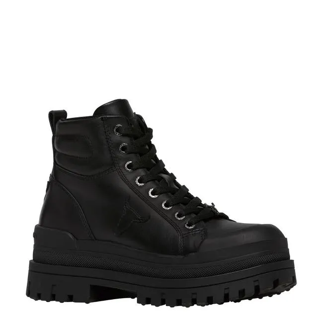 Women Disaster Black Platform Boots Windsor Smith Platforms