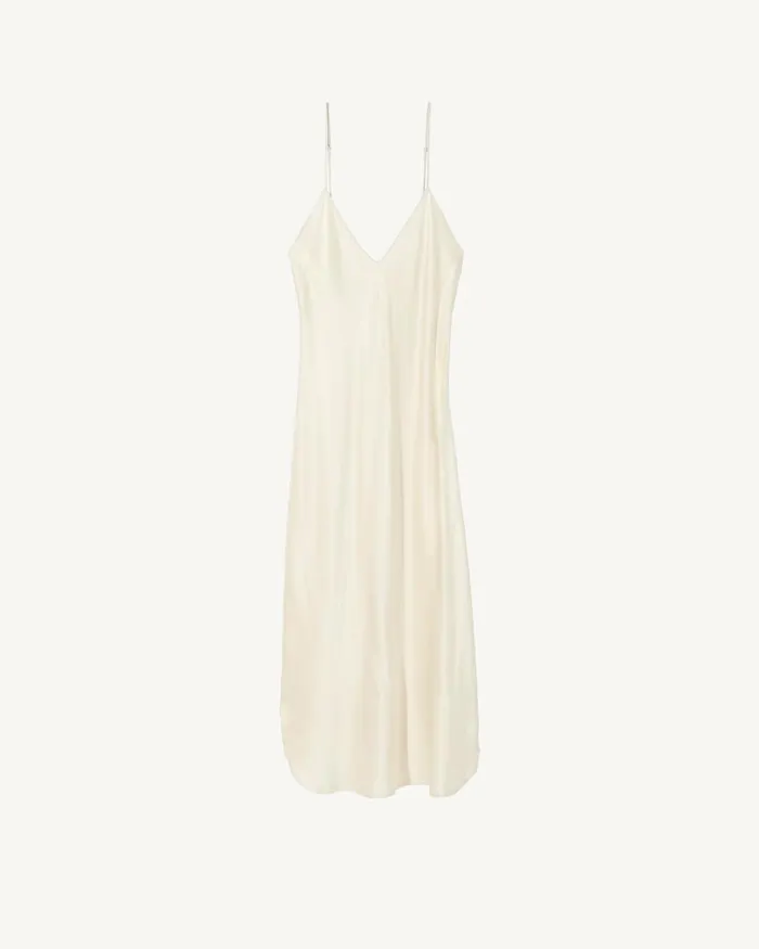 Women Dresses and Skirts Nili Lotan SHORT CAMI DRESS Ivory