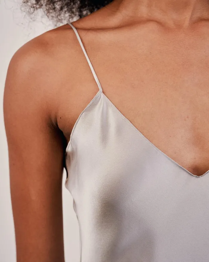 Women Dresses and Skirts Nili Lotan SHORT CAMI DRESS Ivory
