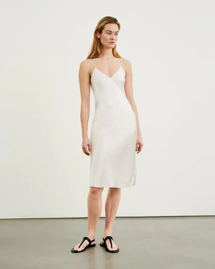 Women Dresses and Skirts Nili Lotan SHORT CAMI DRESS Ivory