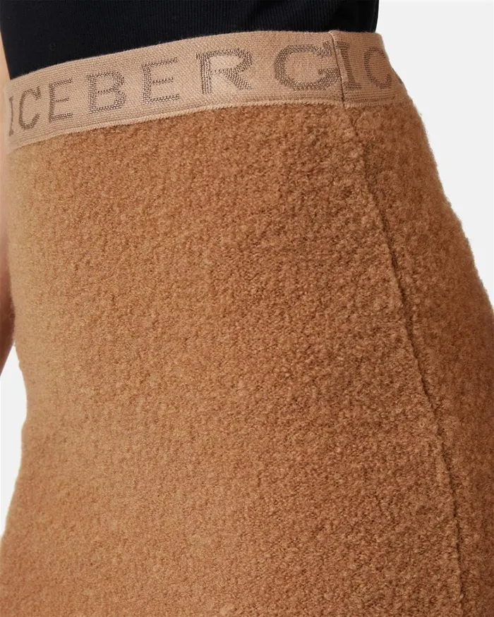 Women DRESSES AND SKIRTS Iceberg Sports Skirt In Wool And Boucl Women DRESSES AND SKIRTS Iceberg Sports Skirt In Wool And Boucl