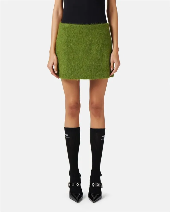Women DRESSES AND SKIRTS Iceberg Velor Cloth Miniskirt