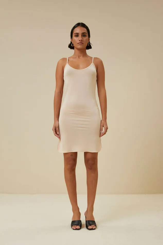 Women Dresses Bybar Basic Underdress Nude