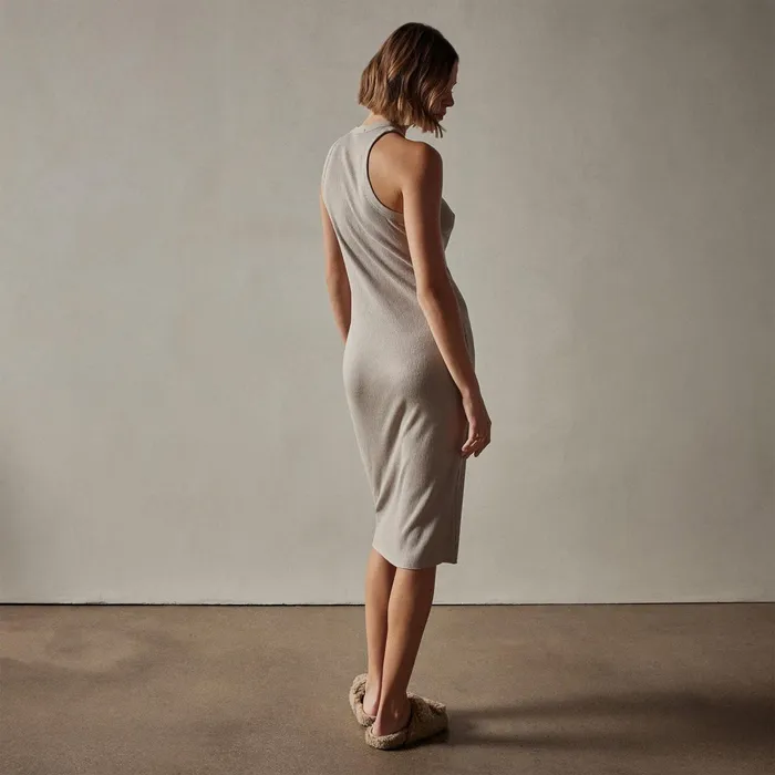 Women DressesJumpsuits James Perse Cotton Cashmere Tank Dress Toast
