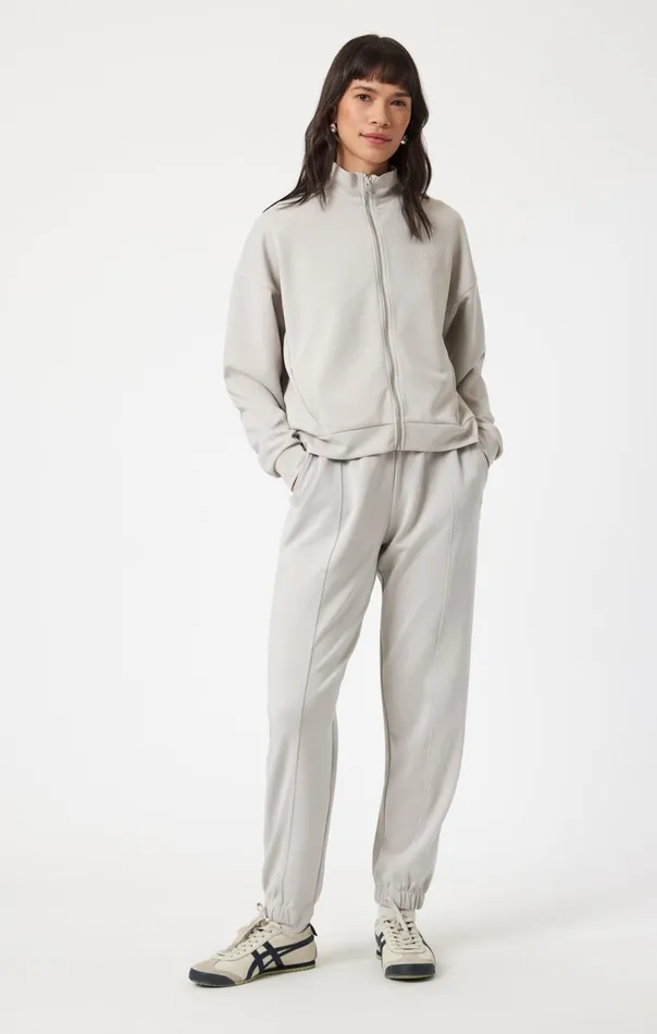 Women Full Zip Jacket In Gray Violet Mavi Jeans Loungewear Women Full Zip Jacket In Gray Violet Mavi Jeans Loungewear