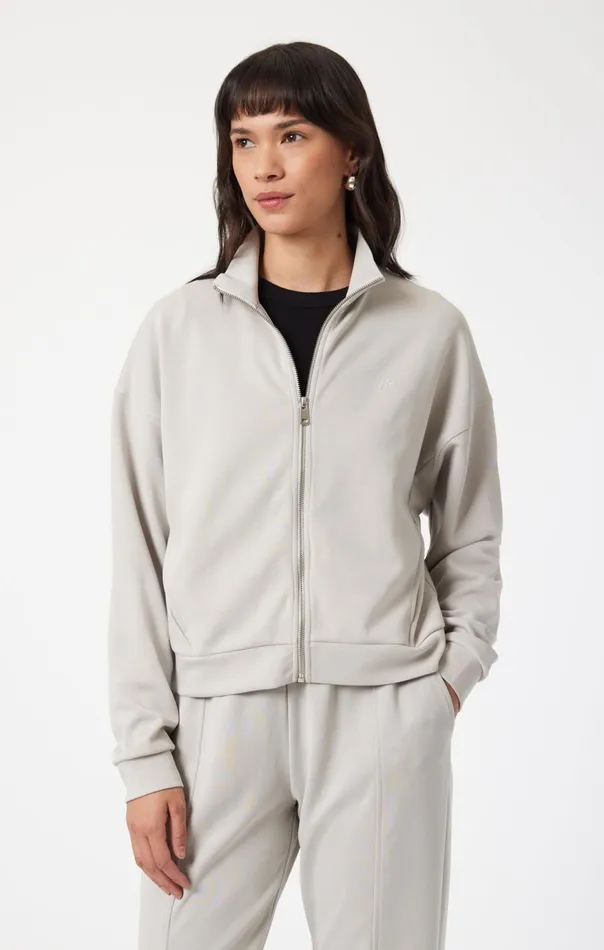 Women Full Zip Jacket In Gray Violet Mavi Jeans Loungewear Women Full Zip Jacket In Gray Violet Mavi Jeans Loungewear