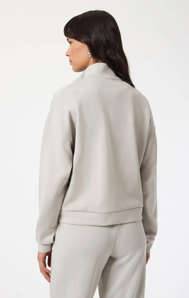 Women Full Zip Jacket In Gray Violet Mavi Jeans Loungewear Women Full Zip Jacket In Gray Violet Mavi Jeans Loungewear
