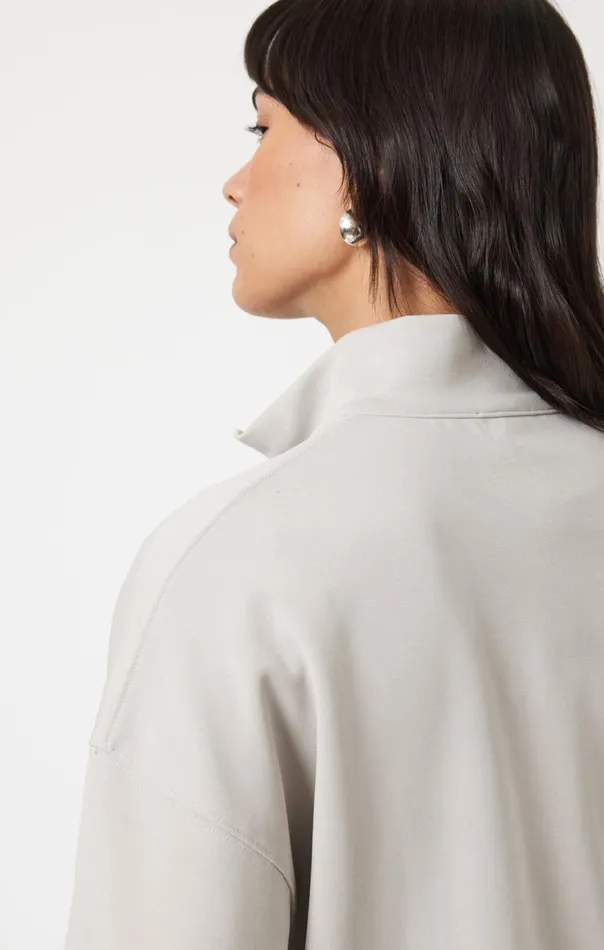 Women Full Zip Jacket In Gray Violet Mavi Jeans Loungewear Women Full Zip Jacket In Gray Violet Mavi Jeans Loungewear