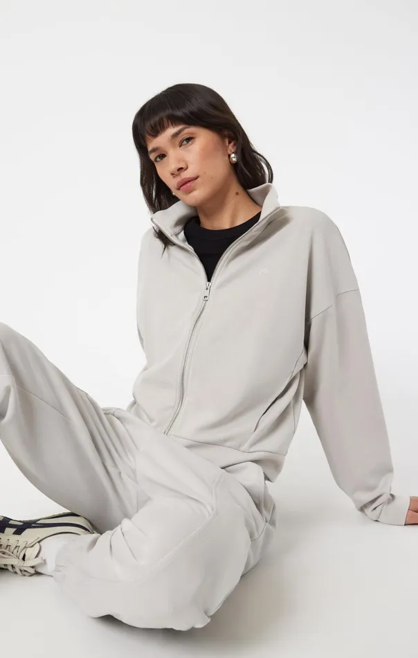 Women Full Zip Jacket In Gray Violet Mavi Jeans Loungewear Women Full Zip Jacket In Gray Violet Mavi Jeans Loungewear