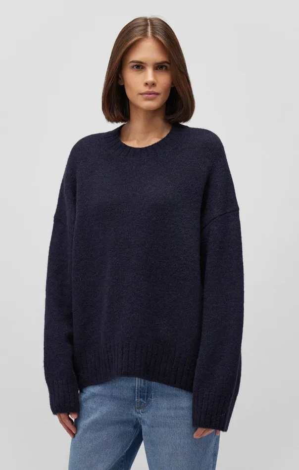Women Fuzzy Sweater In Night Sky Mavi Jeans Sweaters