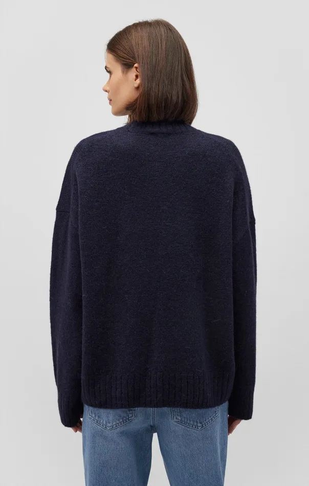 Women Fuzzy Sweater In Night Sky Mavi Jeans Sweaters