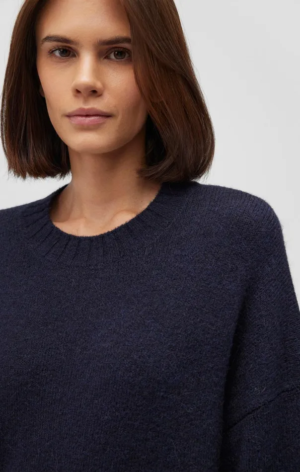 Women Fuzzy Sweater In Night Sky Mavi Jeans Sweaters