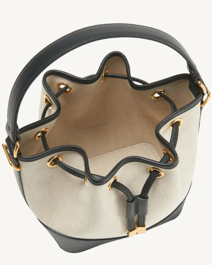 Women Handbags Nili Lotan BRIGITTE MINI BAG Naturalblackgold Hw