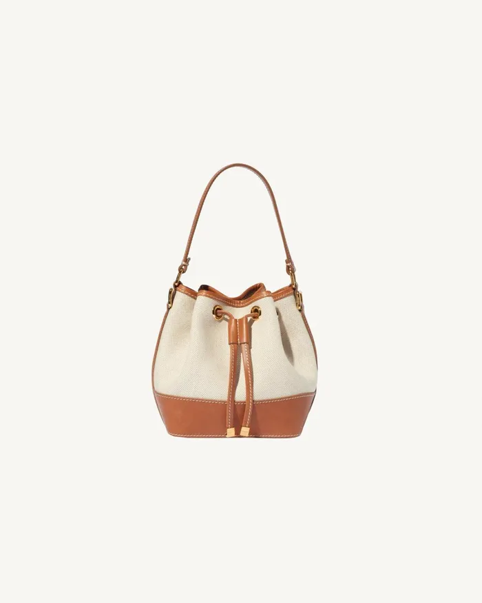 Women Handbags Nili Lotan BRIGITTE MINI BAG Naturalblackgold Hw