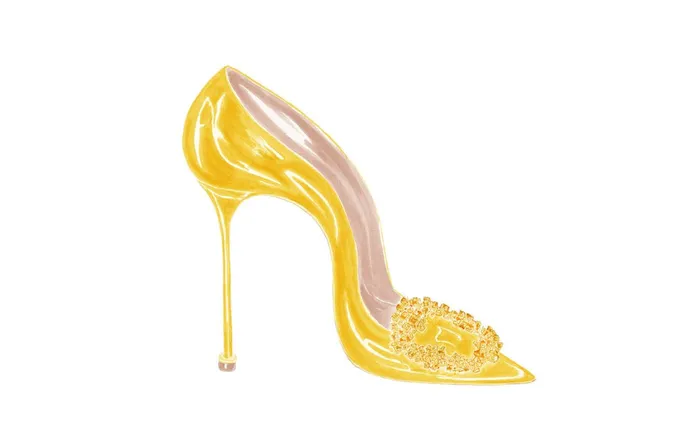 Women Hangisi Manolo Blahnik HANGISI 70 Gold Fabric Jewel Buckle Pumps Women Hangisi Manolo Blahnik HANGISI 70 Gold Fabric Jewel Buckle Pumps