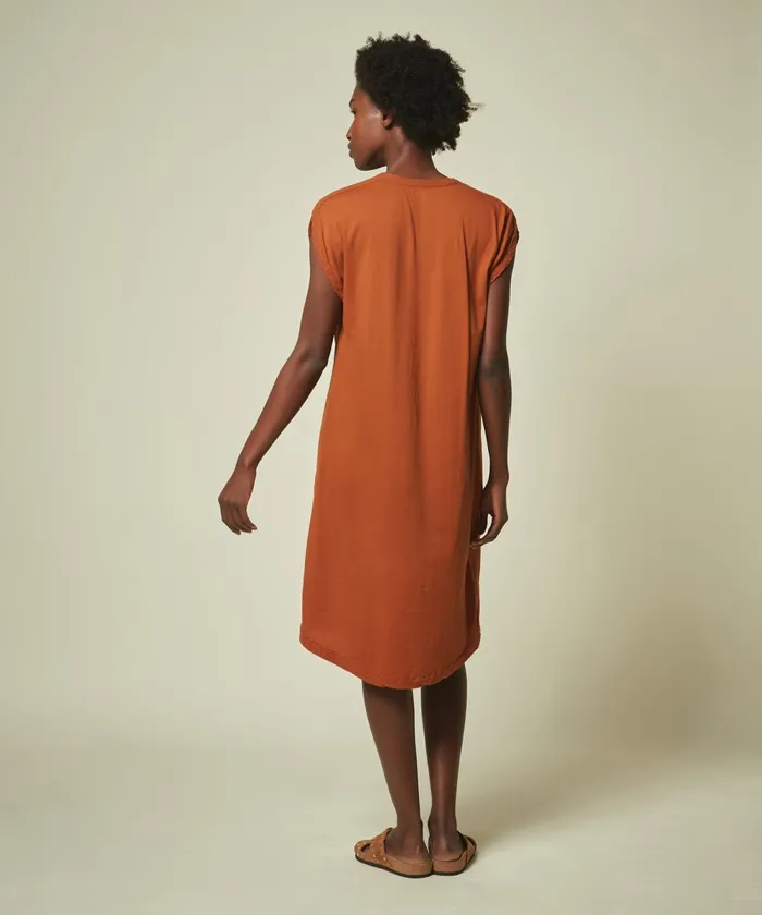 Women Hartford Dresses Double Fabric Caramel Tuna Dress