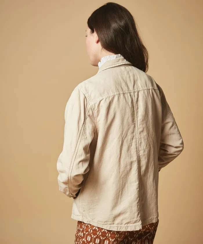 Women Hartford Jackets and Coats Vamo Cotton And Linen Jacket