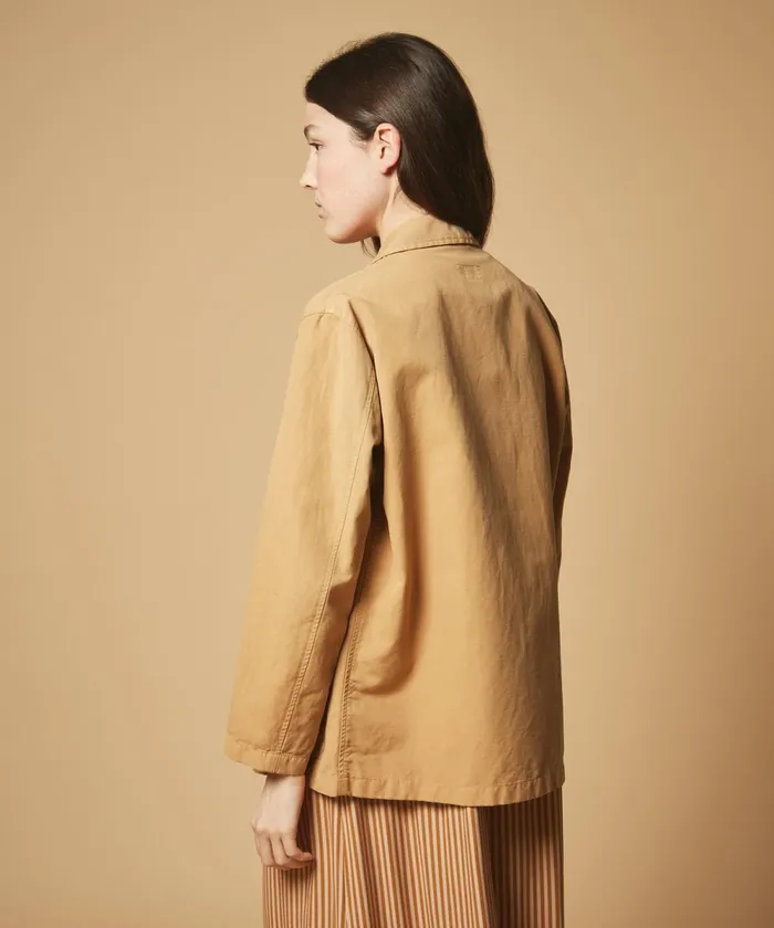 Women Hartford Jackets and Coats Verdi Dune Canvas Jacket