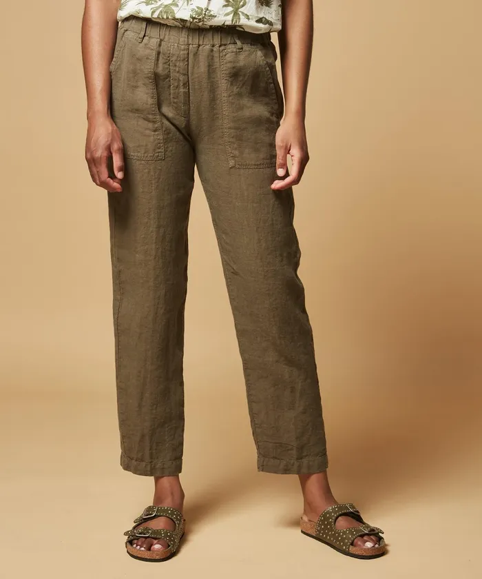 Women Hartford Pants Pharell Army Linen Pants
