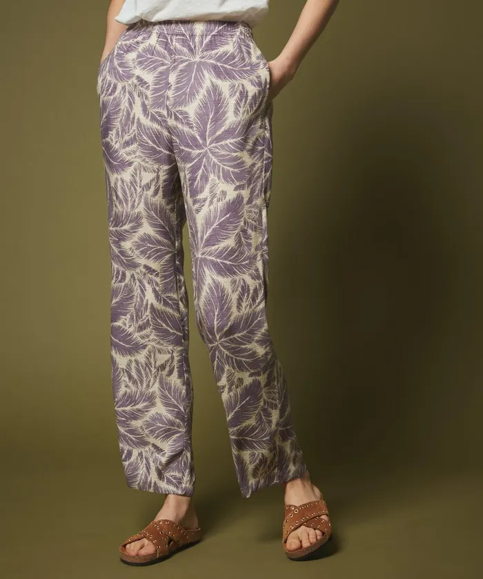 Women Hartford Pants Prunelle Violet Palms Pants