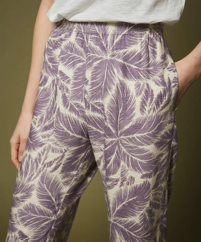 Women Hartford Pants Prunelle Violet Palms Pants