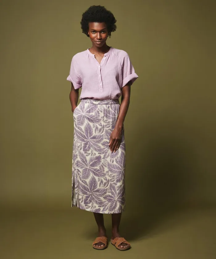 Women Hartford Shirts and Tops Colibri Orchid Linen Shirt