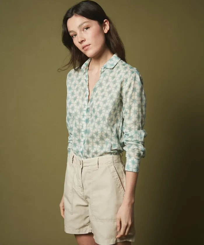 Women Hartford Shirts and Tops Eucalyptus TieandDye Corazon Shirt
