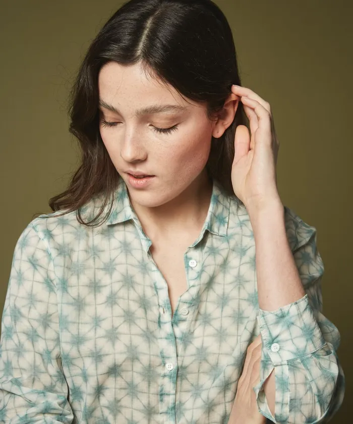 Women Hartford Shirts and Tops Eucalyptus TieandDye Corazon Shirt