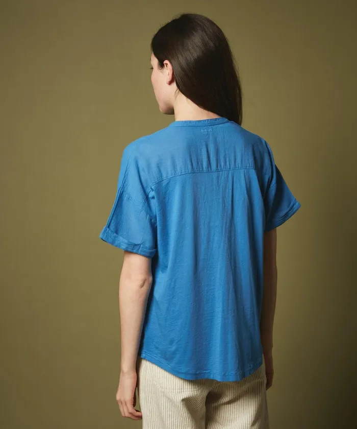 Women Hartford TShirts Double Fabric Cobalt Tugay TShirt