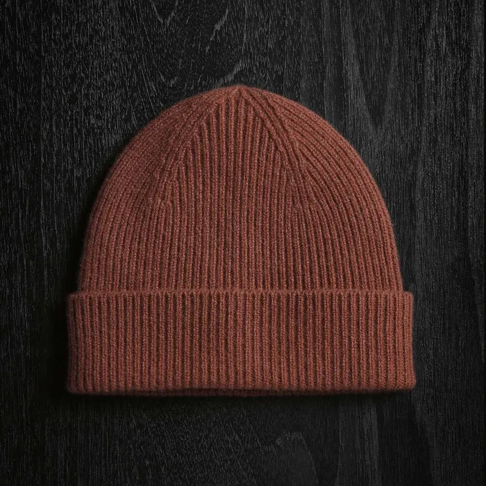 Women Hats James Perse Solid Cashmere Beanie Goji