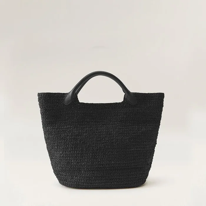 Women Helen Kaminski Basket Bags Cassia S Basket Bag Charcoal Black