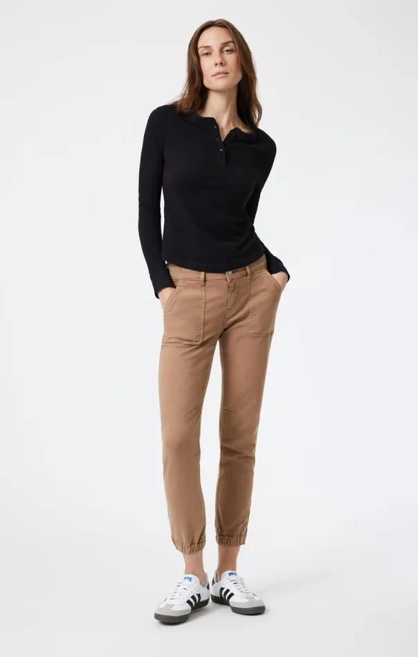 Women Henley TShirt In Black Mavi Jeans Tops and TShirts Women Henley TShirt In Black Mavi Jeans Tops and TShirts