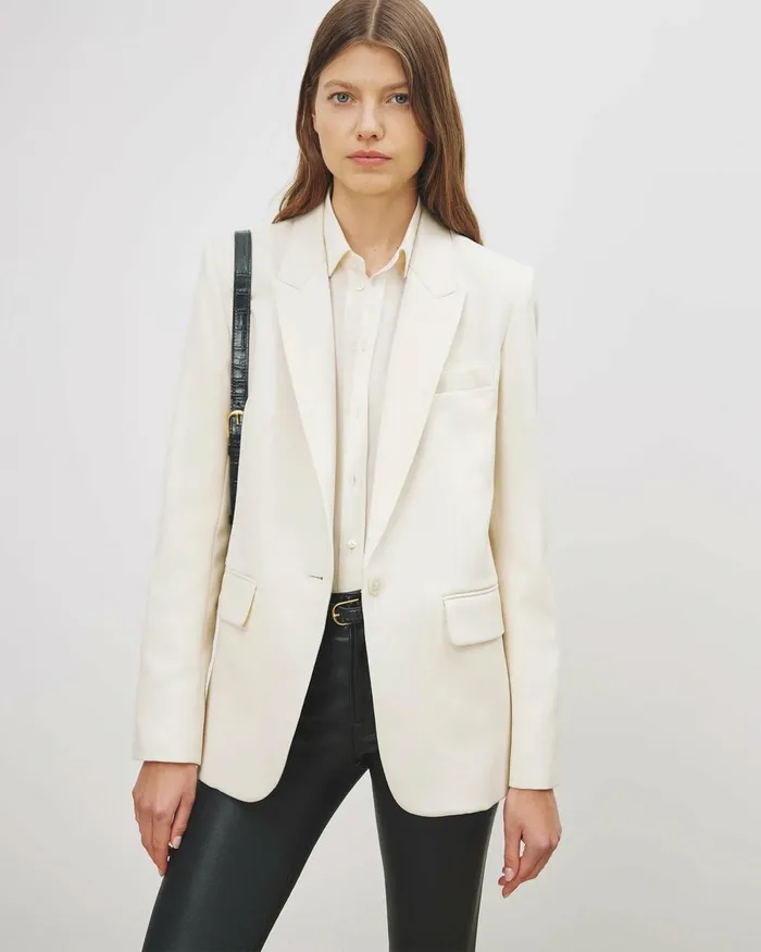 Women Jackets and Blazers Nili Lotan ADELE BLAZER Dark Navy