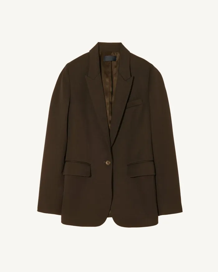 Women Jackets and Blazers Nili Lotan ADELE BLAZER Dark Navy