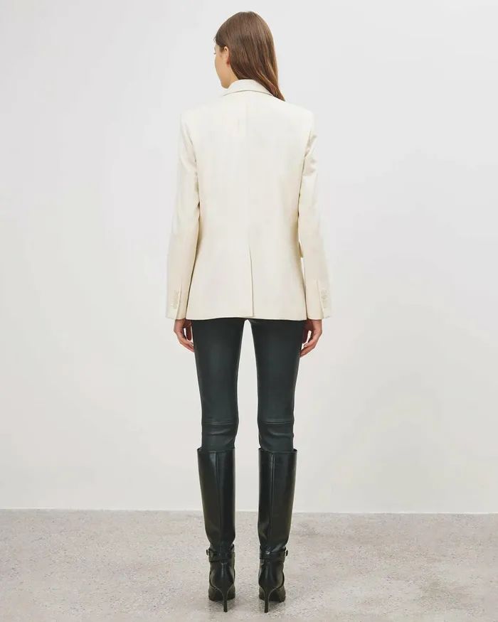 Women Jackets and Blazers Nili Lotan ADELE BLAZER Dark Navy
