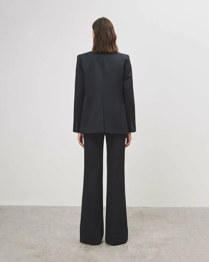 Women Jackets and Blazers Nili Lotan ADELE BLAZER Dark Navy