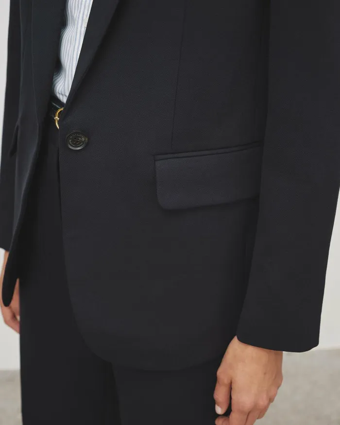 Women Jackets and Blazers Nili Lotan ADELE BLAZER Dark Navy
