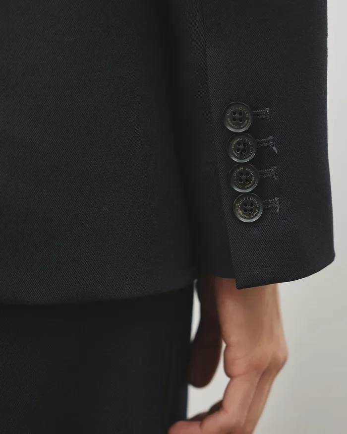 Women Jackets and Blazers Nili Lotan ADELE BLAZER Dark Navy
