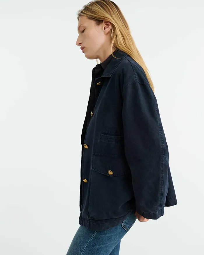 Women Jackets and Blazers Nili Lotan DEVIN PARKA Midnight