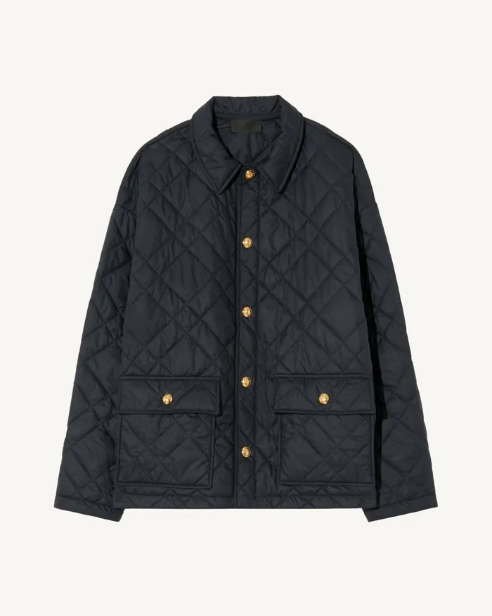 Women Jackets and Blazers Nili Lotan HELAH PARKA Dark Navy