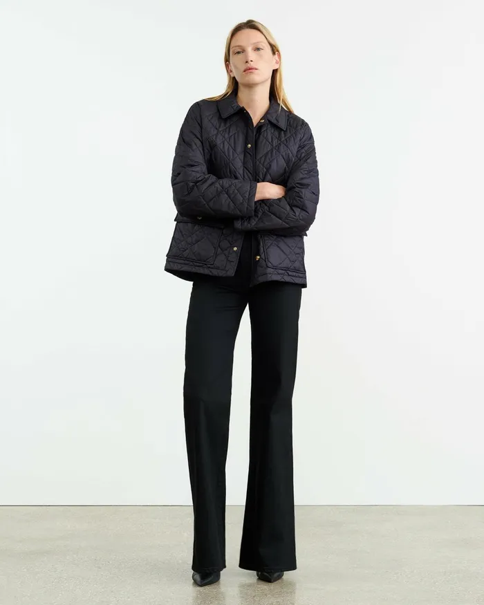 Women Jackets and Blazers Nili Lotan HELAH PARKA Dark Navy