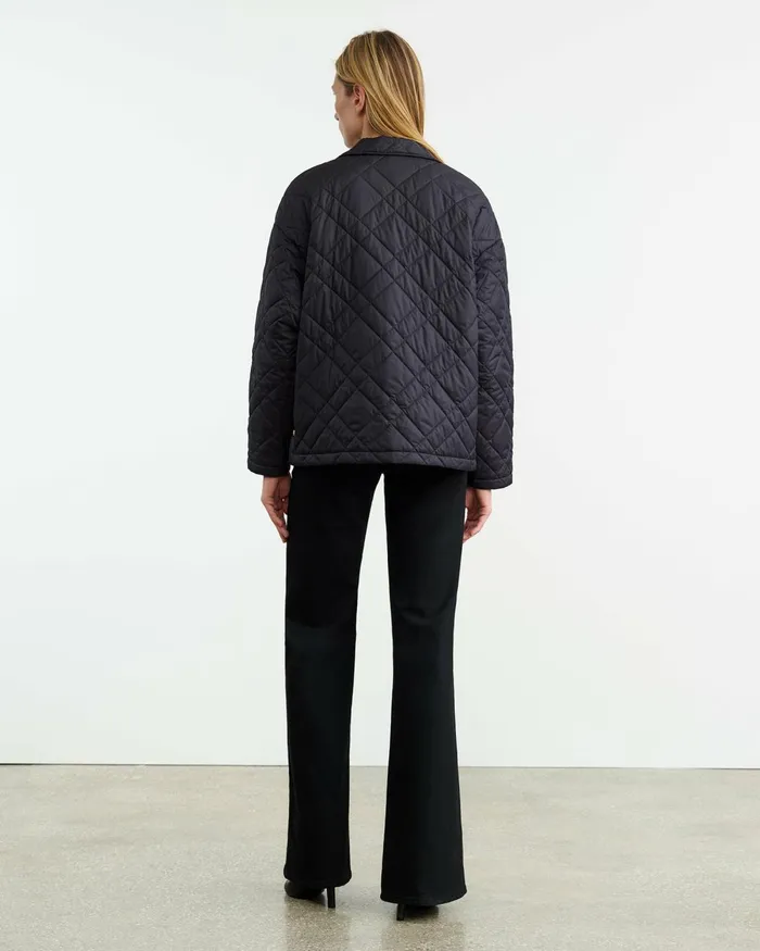 Women Jackets and Blazers Nili Lotan HELAH PARKA Dark Navy