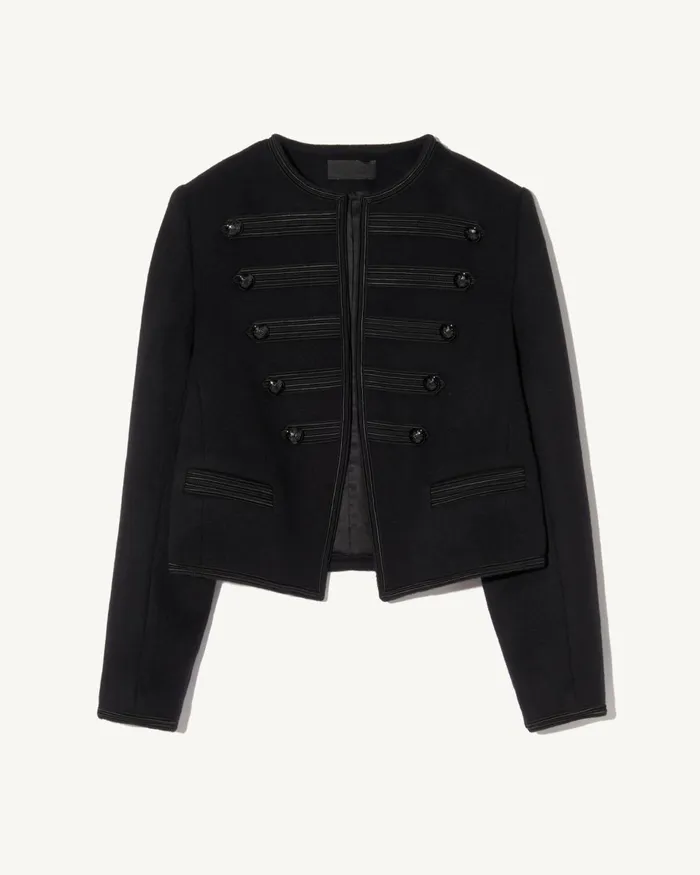 Women Jackets and Blazers Nili Lotan JONI JACKET Black